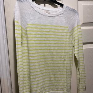 J. Crew Classic White Sweater